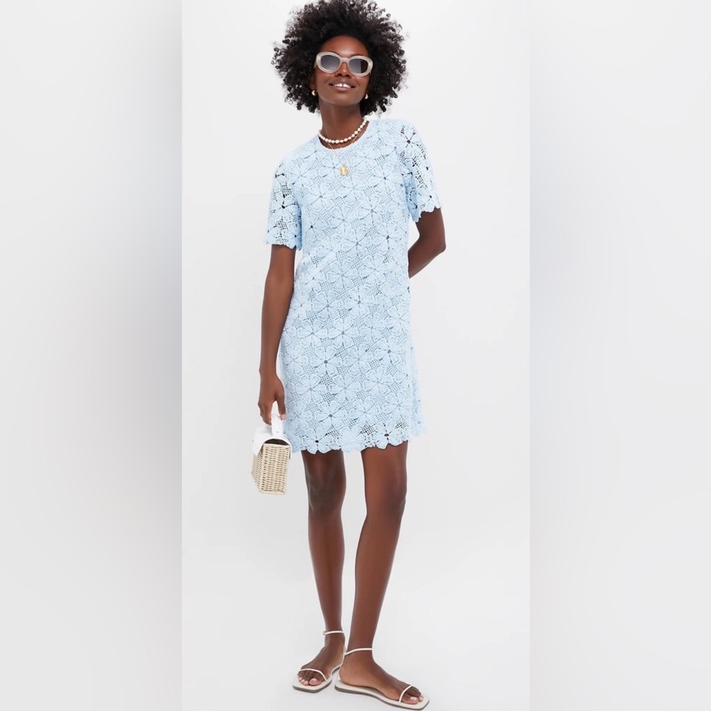 Tuckernuck - Light Blue Crochet Belclaire Dress